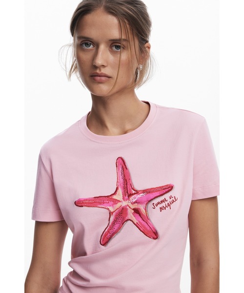 シースター グラフィックTシャツ（水着）｜Desigual（デシグアル