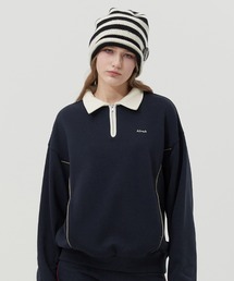 KIRSH OPEN COLLAR SWEATSHIRT キルシー オープンカラー スウェット