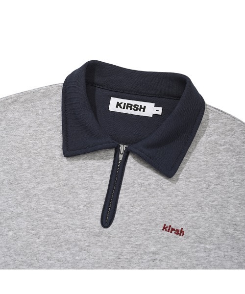 KIRSH(キルシー)の「KIRSH OPEN COLLAR SWEATSHIRT キルシー オープンカラー スウェット(スウェット・レディース・ダークネイビー/グレー・ONE SIZE)」の5枚目の写真