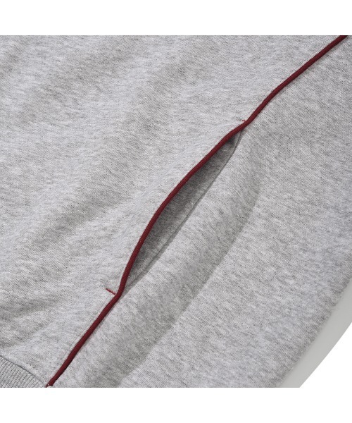 KIRSH(キルシー)の「KIRSH OPEN COLLAR SWEATSHIRT キルシー オープンカラー スウェット(スウェット・レディース・ダークネイビー/グレー・ONE SIZE)」の7枚目の写真