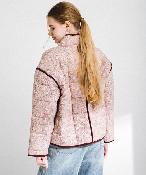 URBAN RESEARCH Sonny Label（アーバンリサーチサニーレーベル）の「コットンプリントリバーシブルブルゾン（ブルゾン・レディース・ブラック/ピンク・FREE）」の21枚目の写真