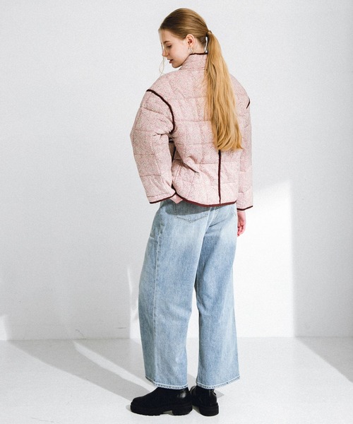 URBAN RESEARCH Sonny Label（アーバンリサーチサニーレーベル）の「コットンプリントリバーシブルブルゾン（ブルゾン・レディース・ブラック/ピンク・FREE）」の18枚目の写真