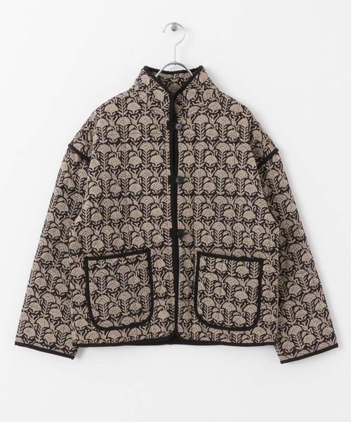 URBAN RESEARCH Sonny Label（アーバンリサーチサニーレーベル）の「コットンプリントリバーシブルブルゾン（ブルゾン・レディース・ブラック/ピンク・FREE）」の13枚目の写真