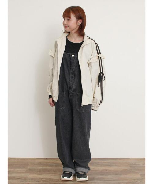 Samansa Mos2(サマンサ モスモス)の「フリルトラックジャケット(ブルゾン・レディース・ネイビー/カーキ/オフホワイト・F)」の11枚目の写真