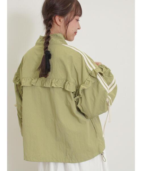 Samansa Mos2(サマンサ モスモス)の「フリルトラックジャケット(ブルゾン・レディース・ネイビー/カーキ/オフホワイト・F)」の21枚目の写真