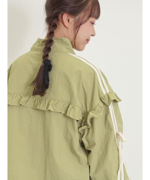 Samansa Mos2(サマンサ モスモス)の「フリルトラックジャケット(ブルゾン・レディース・ネイビー/カーキ/オフホワイト・F)」の22枚目の写真
