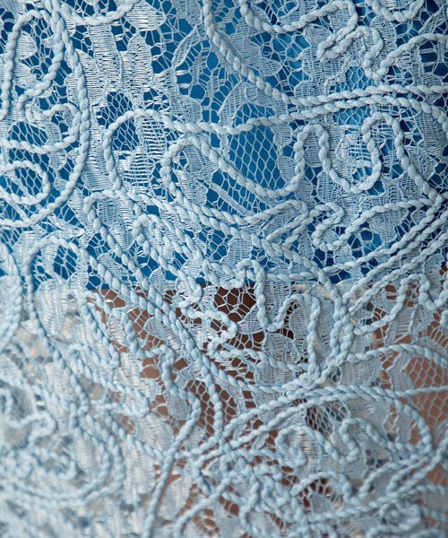 MILLION CARATS(ミリオンカラッツ)の「品よく女っぽい! 繊細な刺繍が魅せる大人の余裕。春映えコード刺繍レーススカート(スカート・レディース・オフホワイト/ブラック/サックスブルー・FREE)」の10枚目の写真
