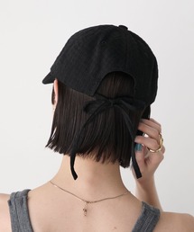 forksy.（フォルクシー）の「【forksy.】バックリボン キャップ / ギンガムチェック・無地（キャップ）」