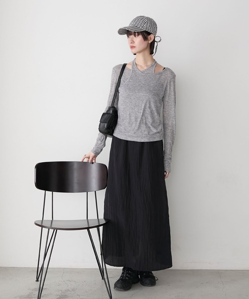 forksy.】バックリボン キャップ / ギンガムチェック・無地（キャップ