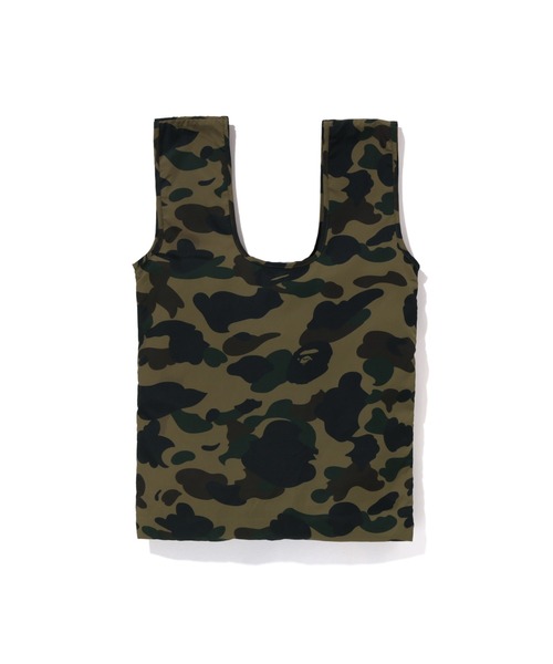 A BATHING APE（アベイシングエイプ）の「BAPE X NANGA - 1ST CAMO POCKETABLE ECO BAG（エコバッグ/サブバッグ・メンズ・グリーン・FREE）」の5枚目の写真