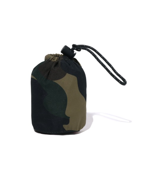A BATHING APE（アベイシングエイプ）の「BAPE X NANGA - 1ST CAMO POCKETABLE ECO BAG（エコバッグ/サブバッグ・メンズ・グリーン・FREE）」の4枚目の写真