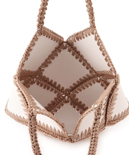 VIS（ビス）の「パッチワークバッグ（ハンドバッグ・レディース・ブラック/ホワイト系その他5・FREE）」の7枚目の写真