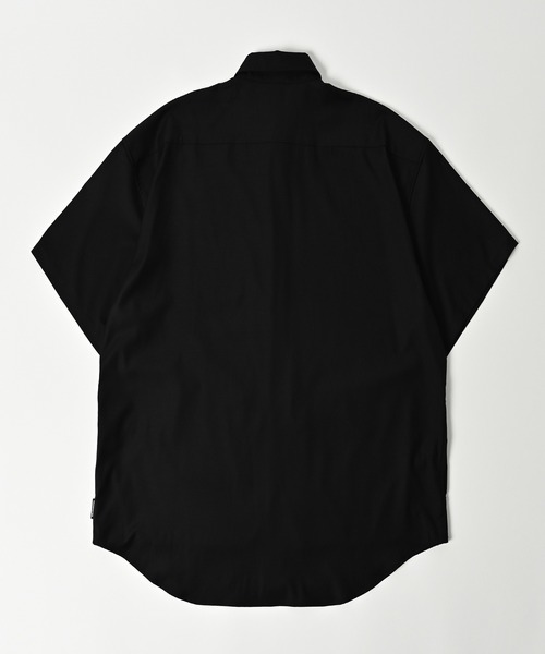 ADAM PATEK(アダムパテック)の「【ADAMPATEK/アダムパテック】ap embroidery short sleeve shirt/刺繍入りルーズ半袖シャツ(シャツ/ブラウス・メンズ・ブルー/ブラック/ホワイト・1/2)」の6枚目の写真
