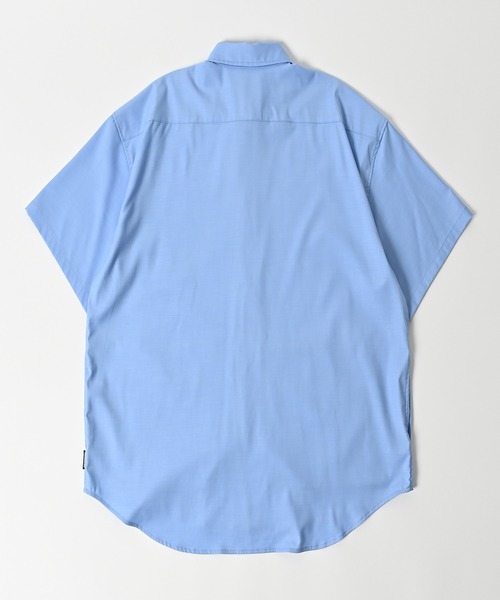 ADAM PATEK(アダムパテック)の「【ADAMPATEK/アダムパテック】ap embroidery short sleeve shirt/刺繍入りルーズ半袖シャツ(シャツ/ブラウス・メンズ・ブルー/ブラック/ホワイト・1/2)」の8枚目の写真