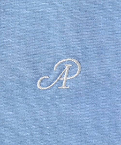 ADAM PATEK(アダムパテック)の「【ADAMPATEK/アダムパテック】ap embroidery short sleeve shirt/刺繍入りルーズ半袖シャツ(シャツ/ブラウス・メンズ・ブルー/ブラック/ホワイト・1/2)」の9枚目の写真