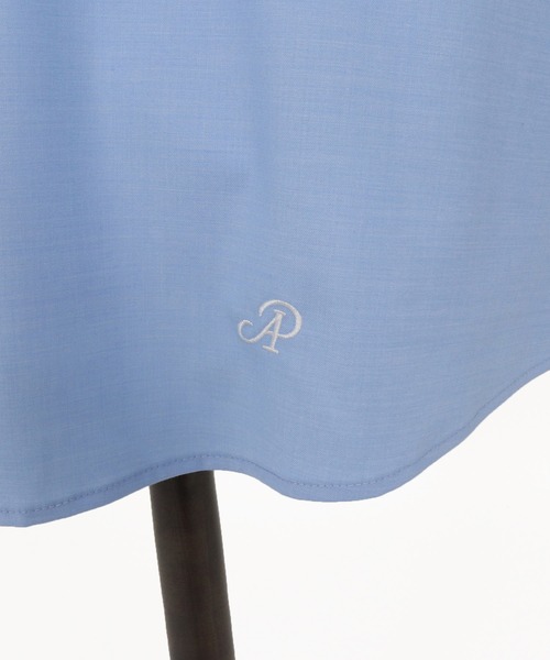 ADAM PATEK(アダムパテック)の「【ADAMPATEK/アダムパテック】ap embroidery short sleeve shirt/刺繍入りルーズ半袖シャツ(シャツ/ブラウス・メンズ・ブルー/ブラック/ホワイト・1/2)」の16枚目の写真