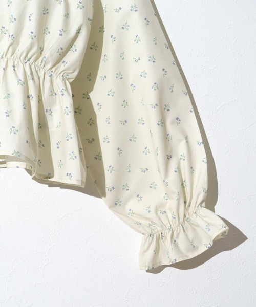 flower（フラワー）の「フリルブルームブラウス（シャツ/ブラウス・レディース・アイボリー/ピンク・FREE）」の7枚目の写真
