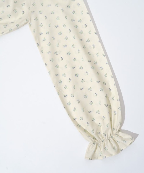 flower（フラワー）の「フリルブルームブラウス（シャツ/ブラウス・レディース・アイボリー/ピンク・FREE）」の8枚目の写真