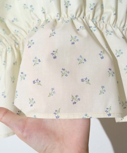 flower（フラワー）の「フリルブルームブラウス（シャツ/ブラウス・レディース・アイボリー/ピンク・FREE）」の11枚目の写真