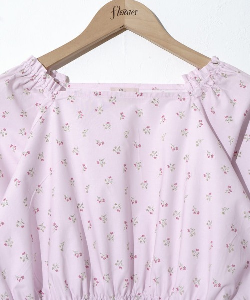 flower（フラワー）の「フリルブルームブラウス（シャツ/ブラウス・レディース・アイボリー/ピンク・FREE）」の14枚目の写真