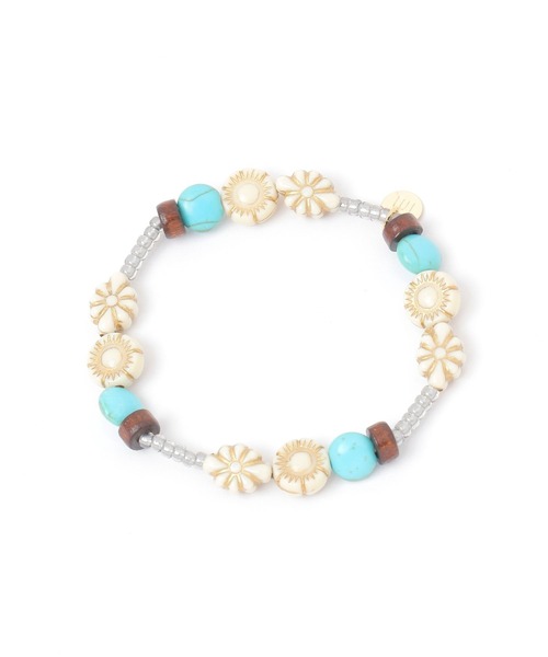 niko and...（ニコアンド）の「アソートビーズブレスレット（ブレスレット・レディース・ネイビー/レッド/ライトブルー・0）」の2枚目の写真