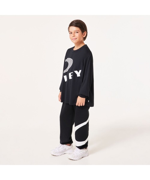 OAKLEY(オークリー)の「オークリー Ytr Qd Bold LS Tee 8.0 / 長袖/ロンT・シャツ /キッズ・ユース /OAKLEY(Tシャツ/カットソー・キッズ・ブラック/ネイビー/ホワイト・L/M/S/XS)」の4枚目の写真