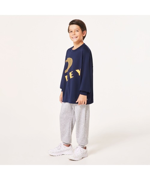 OAKLEY(オークリー)の「オークリー Ytr Qd Bold LS Tee 8.0 / 長袖/ロンT・シャツ /キッズ・ユース /OAKLEY(Tシャツ/カットソー・キッズ・ブラック/ネイビー/ホワイト・L/M/S/XS)」の12枚目の写真