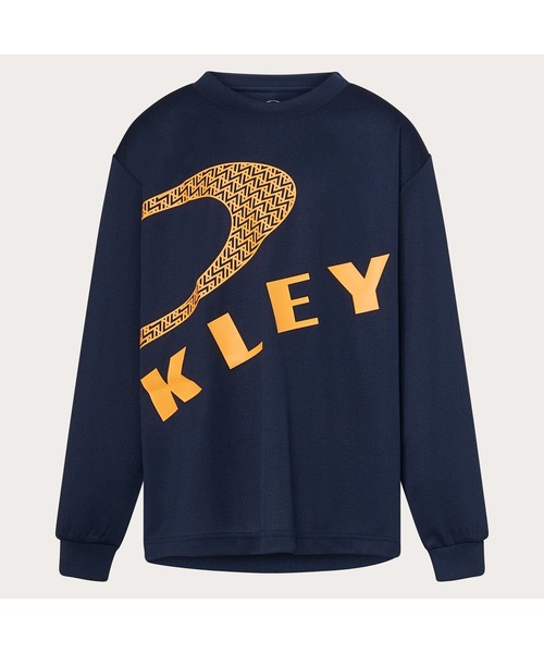 OAKLEY(オークリー)の「オークリー Ytr Qd Bold LS Tee 8.0 / 長袖/ロンT・シャツ /キッズ・ユース /OAKLEY(Tシャツ/カットソー・キッズ・ブラック/ネイビー/ホワイト・L/M/S/XS)」の13枚目の写真