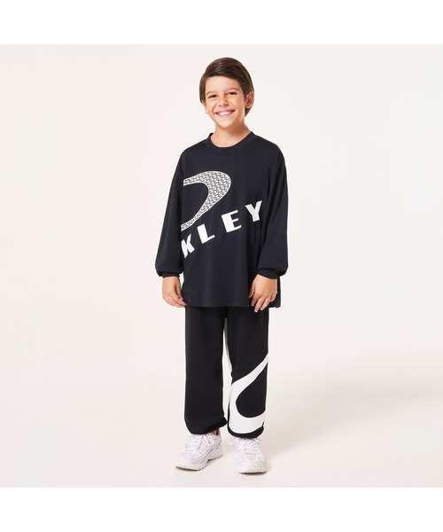 OAKLEY(オークリー)の「オークリー Ytr Qd Bold LS Tee 8.0 / 長袖/ロンT・シャツ /キッズ・ユース /OAKLEY(Tシャツ/カットソー・キッズ・ブラック/ネイビー/ホワイト・L/M/S/XS)」の5枚目の写真