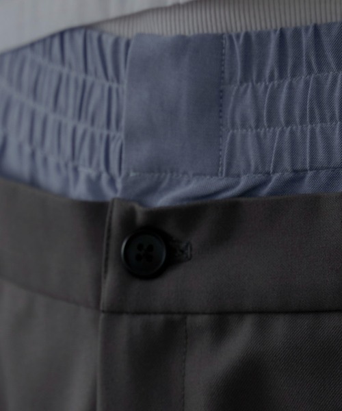 LUCY（ルーシー）の「LUCY/ダブルウエストバギースラックス（スラックス・メンズ・グレー・MEDIUM/LARGE）」の7枚目の写真