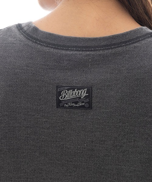 BILLABONG(ビラボン)の「BILLABONG レディース LOOSE CROPPED SS SWEAT CREW スウェットジャケット 【2025年春夏モデル】/ビラボンセットアップ対応クルーネックスウェット(スウェット・レディース・ライトブルー/ブラック系その他・LARGE/MEDIUM)」の7枚目の写真