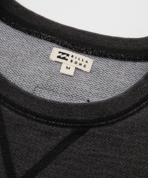 BILLABONG(ビラボン)の「BILLABONG レディース LOOSE CROPPED SS SWEAT CREW スウェットジャケット 【2025年春夏モデル】/ビラボンセットアップ対応クルーネックスウェット(スウェット・レディース・ライトブルー/ブラック系その他・LARGE/MEDIUM)」の8枚目の写真