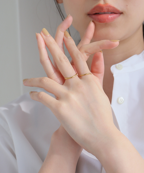 Spick & Span(スピックアンドスパン)の「TEN./テン 2set ring(リング・レディース・ゴールド・SMALL)」の9枚目の写真