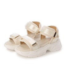 carino（カリーノ）の「厚底ダブルベルトスポーツサンダル（サンダル）」
