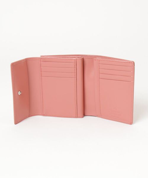 VINTAGE ORB LEATHER CLASP TRIFOLD WALLET（財布）｜Vivienne