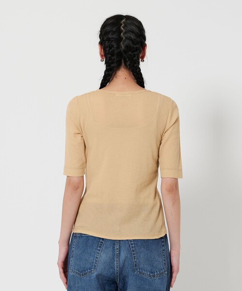 BEAUTY&amp;YOUTH UNITED ARROWS - roku 6 ワッフルヘンリーネックカットソー BEAUTY&YOUTH UNITED ARROWS - roku 6 ワッフルヘンリーネック