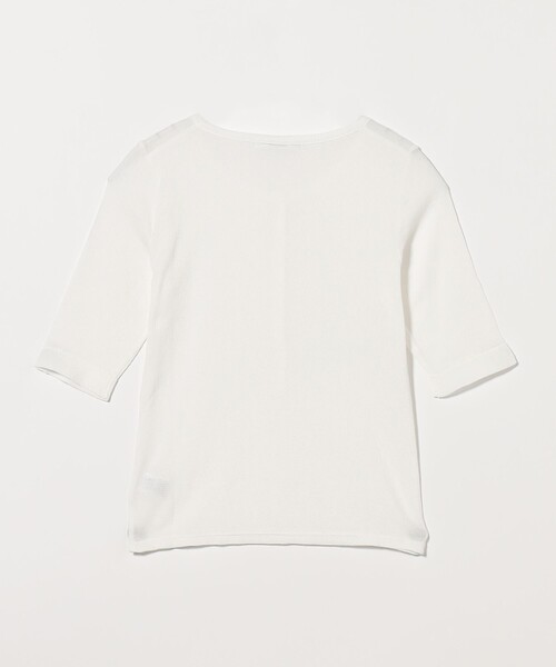 BEAUTY&YOUTH UNITED ARROWS(ビューティーアンドユースユナイテッドアローズ)の「コットンシアーワッフル ヘンリーネック カットソー(Tシャツ/カットソー・レディース・ブラック/ベージュ/ホワイト・FREE)」の21枚目の写真