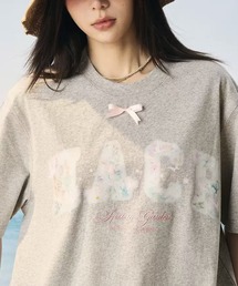 HARSH AND CRUEL 長袖 Tシャツ ロゴ 花柄 トップス ユニセックス HARSH AND CRUEL｜ハーシュアンドクルーエルのTシャツ