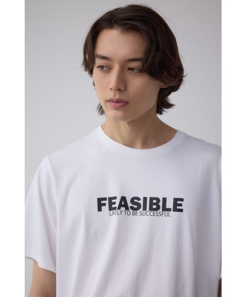 AZUL by moussy(アズールバイマウジー)の「AZコットン FEASIBLETシャツ(Tシャツ/カットソー・メンズ・ホワイト/ライトイエロー/ブラック・SMALL/MEDIUM/LARGE)」の4枚目の写真