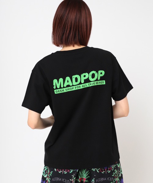 RNA(アールエヌエー)の「M2448 GEEK SHOPロゴベーシックT(Tシャツ/カットソー・レディース・ブラック/ライトブルー/ホワイト・MEDIUM)」の11枚目の写真