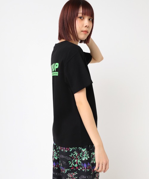 RNA(アールエヌエー)の「M2448 GEEK SHOPロゴベーシックT(Tシャツ/カットソー・レディース・ブラック/ライトブルー/ホワイト・MEDIUM)」の10枚目の写真