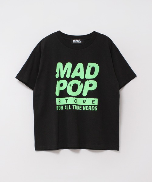RNA(アールエヌエー)の「M2448 GEEK SHOPロゴベーシックT(Tシャツ/カットソー・レディース・ブラック/ライトブルー/ホワイト・MEDIUM)」の12枚目の写真