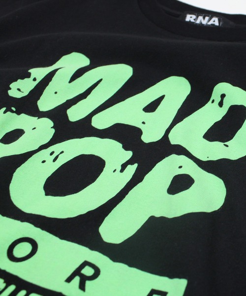 RNA(アールエヌエー)の「M2448 GEEK SHOPロゴベーシックT(Tシャツ/カットソー・レディース・ブラック/ライトブルー/ホワイト・MEDIUM)」の20枚目の写真