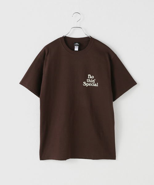 NOTHIN SPECIAL(ナッシンスペシャル)の「【NOTHIN SPECIAL/ナッシンスペシャル】 LOGO TEE(Tシャツ/カットソー・レディース・アイボリー/ブラウン・MEDIUM)」の21枚目の写真