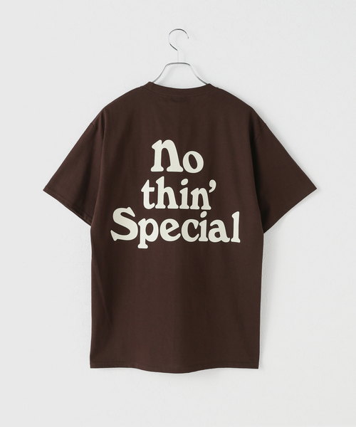 NOTHIN SPECIAL(ナッシンスペシャル)の「【NOTHIN SPECIAL/ナッシンスペシャル】 LOGO TEE(Tシャツ/カットソー・レディース・アイボリー/ブラウン・MEDIUM)」の22枚目の写真