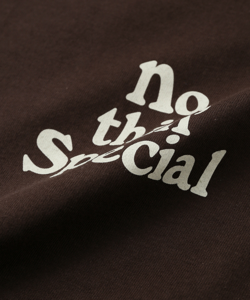 NOTHIN SPECIAL(ナッシンスペシャル)の「【NOTHIN SPECIAL/ナッシンスペシャル】 LOGO TEE(Tシャツ/カットソー・レディース・アイボリー/ブラウン・MEDIUM)」の4枚目の写真