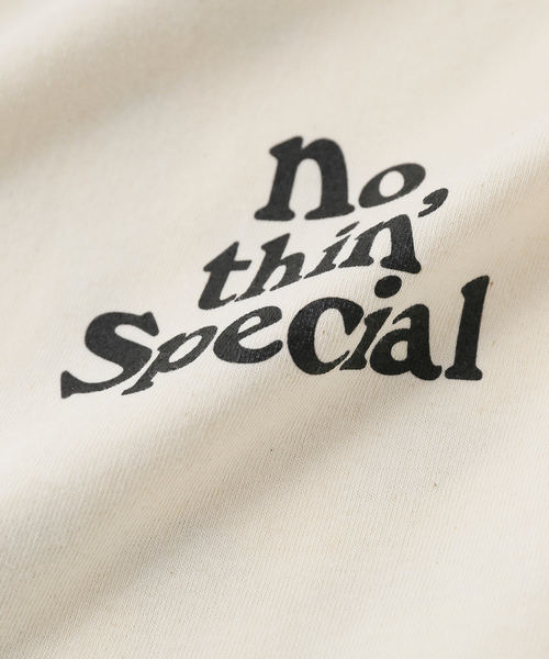 NOTHIN SPECIAL(ナッシンスペシャル)の「【NOTHIN SPECIAL/ナッシンスペシャル】 LOGO TEE(Tシャツ/カットソー・レディース・アイボリー/ブラウン・MEDIUM)」の5枚目の写真