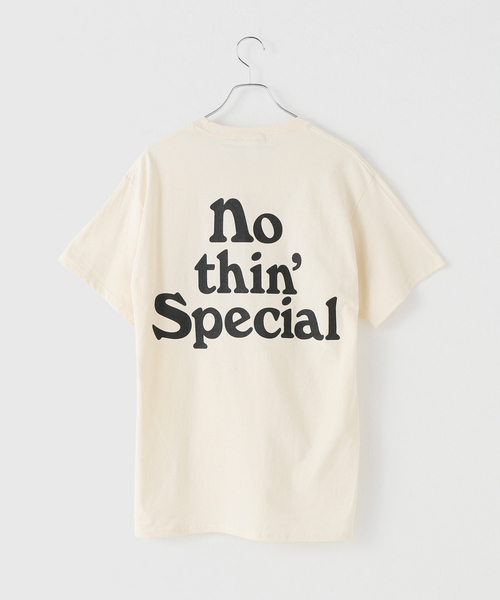NOTHIN SPECIAL(ナッシンスペシャル)の「【NOTHIN SPECIAL/ナッシンスペシャル】 LOGO TEE(Tシャツ/カットソー・レディース・アイボリー/ブラウン・MEDIUM)」の12枚目の写真