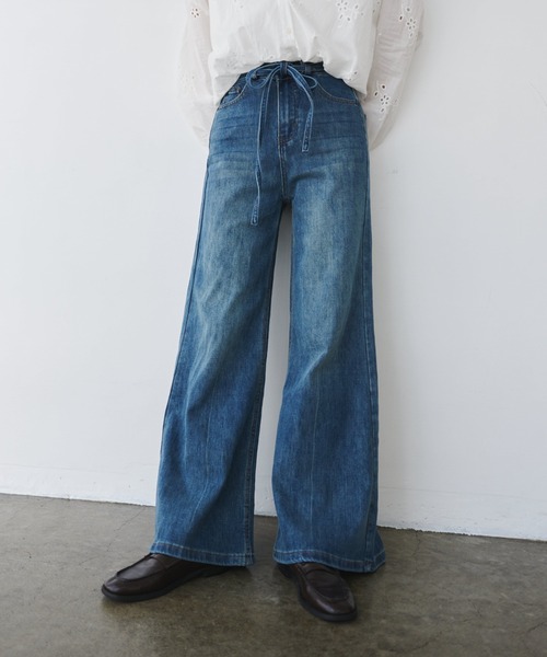 traum バギーデニム　s SINSS ジーンズ Baggy silhouette curve denim / バギー