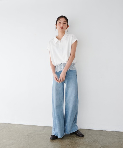 あ*様 inter factory リジットデニム　バギーデニム hyoma - リジットデニムパンツ - made in INTERFACTORY（デニム